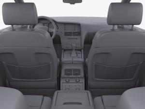 Interior Audi Q7 2005-2015 M 1 Modelo 3D
