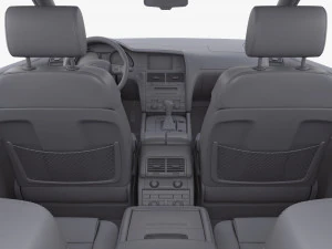 Interior Audi Q7 2005-2015 M 1 3D Model