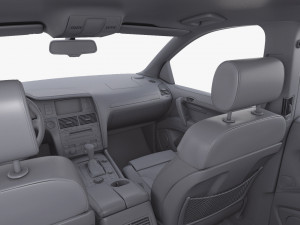 Interior Audi Q7 2005-2015 M 1 Modelo 3D