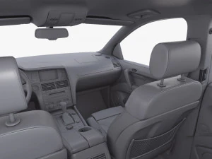 Interior Audi Q7 2005-2015 M 1 3D Model