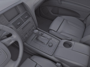 Interior Audi Q7 2005-2015 M 1 Modelo 3D