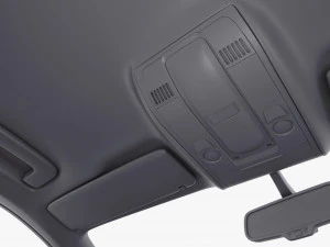 Interior Audi Q7 2005-2015 M 1 3D Model
