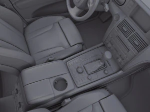 Interior Audi Q7 2005-2015 M 1 3D Model