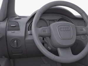 Interior Audi Q7 2005-2015 M 1 3D Model