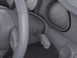 Interior Audi Q7 2005-2015 M 1 3D Model