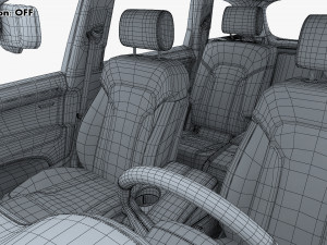 Interior Audi Q7 2005-2015 M 1 Modelo 3D