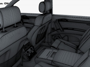 Interior Audi Q7 2005-2015 M 1 Modelo 3D