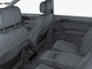 Interior Audi Q7 2005-2015 M 1 Modelo 3D