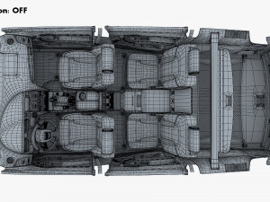 Interior Audi Q7 2005-2015 M 1 Modelo 3D