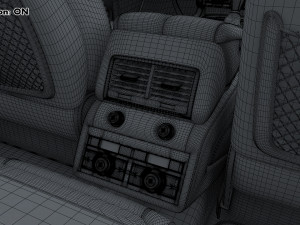 Interior Audi Q7 2005-2015 M 1 Modelo 3D