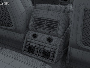 Interior Audi Q7 2005-2015 M 1 Modelo 3D