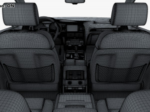 Interior Audi Q7 2005-2015 M 1 Modelo 3D