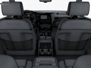 Interior Audi Q7 2005-2015 M 1 3D Model