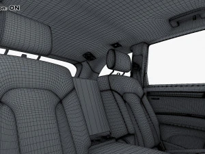 Interior Audi Q7 2005-2015 M 1 3D Model