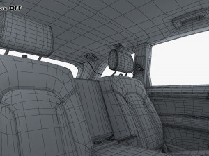 Interior Audi Q7 2005-2015 M 1 Modelo 3D