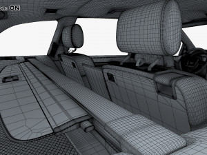 Interior Audi Q7 2005-2015 M 1 Modelo 3D