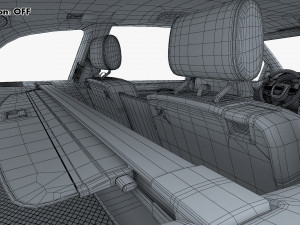 Interior Audi Q7 2005-2015 M 1 Modelo 3D