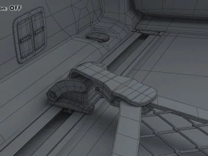 Interior Audi Q7 2005-2015 M 1 3D Model