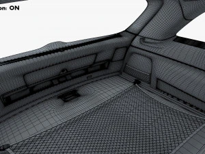 Interior Audi Q7 2005-2015 M 1 3D Model