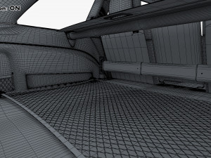 Interior Audi Q7 2005-2015 M 1 Modelo 3D