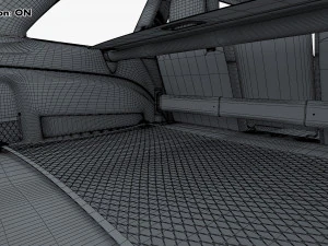 Interior Audi Q7 2005-2015 M 1 3D Model