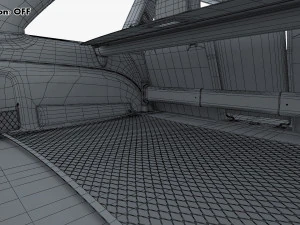 Interior Audi Q7 2005-2015 M 1 3D Model