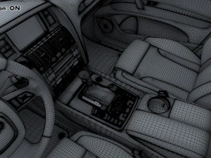 Interior Audi Q7 2005-2015 M 1 3D Model