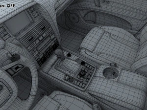 Interior Audi Q7 2005-2015 M 1 3D Model