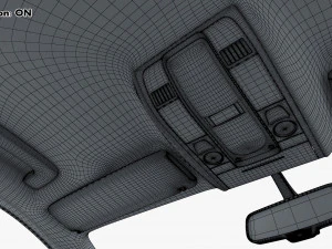 Interior Audi Q7 2005-2015 M 1 3D Model