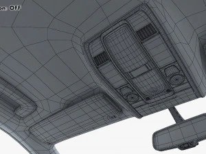 Interior Audi Q7 2005-2015 M 1 3D Model
