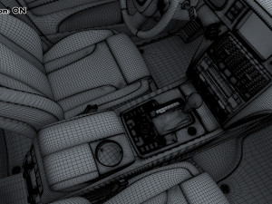 Interior Audi Q7 2005-2015 M 1 Modelo 3D