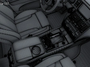Interior Audi Q7 2005-2015 M 1 3D Model
