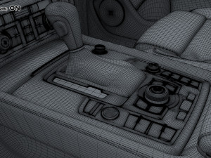 Interior Audi Q7 2005-2015 M 1 Modelo 3D
