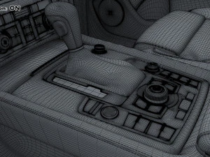 Interior Audi Q7 2005-2015 M 1 3D Model
