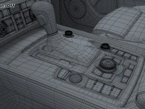 Interior Audi Q7 2005-2015 M 1 3D Model