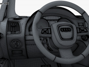 Interior Audi Q7 2005-2015 M 1 Modelo 3D