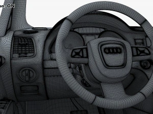Interior Audi Q7 2005-2015 M 1 3D Model