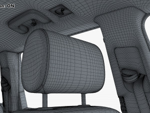 Interior Audi Q7 2005-2015 M 1 Modelo 3D