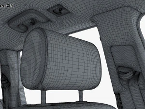 Interior Audi Q7 2005-2015 M 1 3D Model