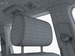 Interior Audi Q7 2005-2015 M 1 3D Model