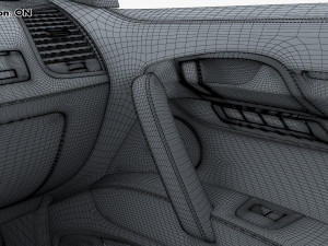 Interior Audi Q7 2005-2015 M 1 Modelo 3D