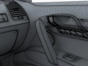 Interior Audi Q7 2005-2015 M 1 3D Model