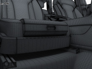 Interior Audi Q7 2005-2015 M 1 Modelo 3D