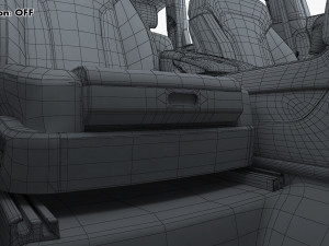 Interior Audi Q7 2005-2015 M 1 Modelo 3D