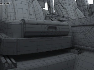 Interior Audi Q7 2005-2015 M 1 3D Model