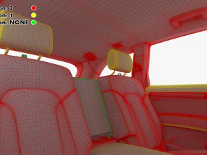 Interior Audi Q7 2005-2015 M 1 3D Model