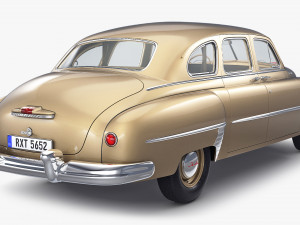 GAZ 12 ZIM 1949-1959 Simple Interior M 1 3D-Modell