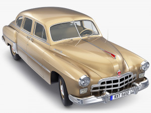 GAZ 12 ZIM 1949-1959 Simple Interior M 1 3D-Modell