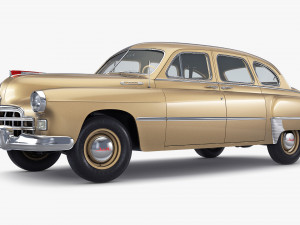 GAZ 12 ZIM 1949-1959 Simple Interior M 1 3D-Modell