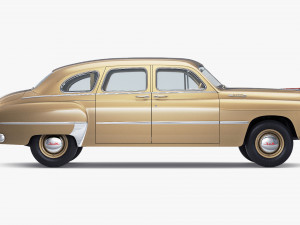 GAZ 12 ZIM 1949-1959 Simple Interior M 1 3D-Modell